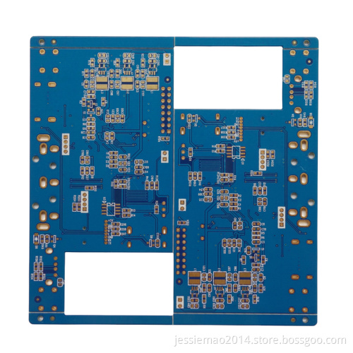 electronics component computer Peelable Blue Mask Single Bottom Sided PCB with 35um Copper Thickness module